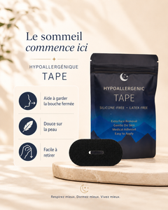 Ruban buccal de nuit – visuel de routine sommeil