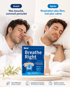 Bandelettes nasales sommeil – accessoire pour la routine du soir